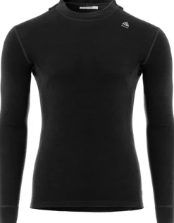 Aclima WarmWool Hoodsweater V2 merinohuppari, Jet Black
