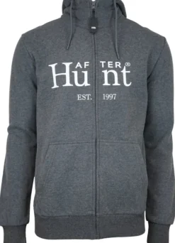 After Hunt Hoodie Zipper Basic Grey