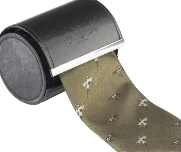 Alan Paine Ripon Silk Tie silkkisolmio, oliivinvihreä