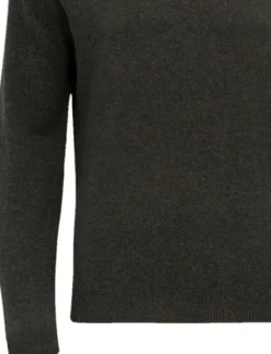 Alan Paine Streetly V-Neck Pullover lampaanvillainen pusero, tummanvihreä
