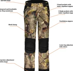 Alaska 1795 Alaska Superior II -miesten metsästyshousut, BlindMax HD (2020)