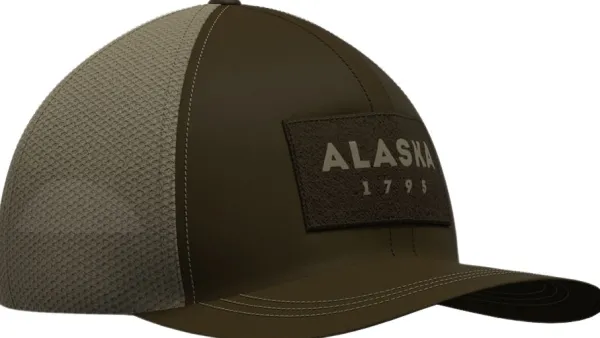 Alaska 1795 Alaska Trucker Cap lippalakki, ruskea / vihreä