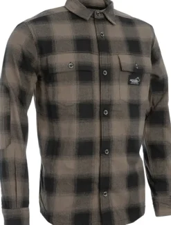 Arrak Outdoor Arrak Flannel Shirt Brown -flanellipaita, ruskea