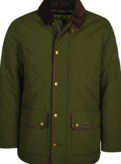 Barbour Burton Quilt ulkoilutakki, tummanvihreä
