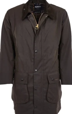 Barbour M's Classic Northumbria Wax Jacket Dark Olive Check