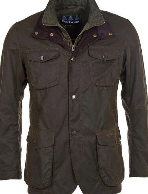 Barbour M's Ogston Wax Jacket Olive