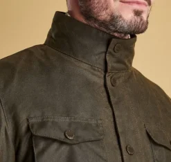 Barbour M's Ogston Wax Jacket Olive