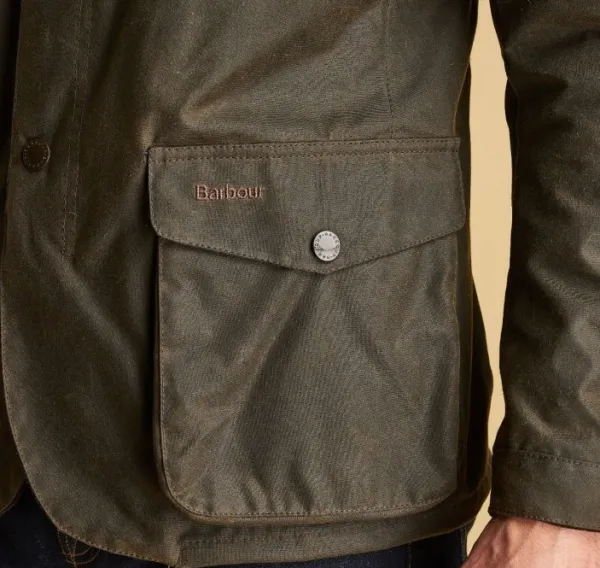 Barbour M's Ogston Wax Jacket Olive