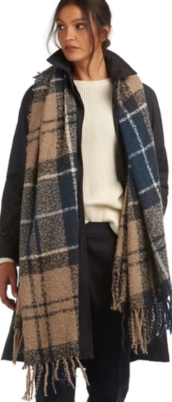 Barbour Tartan Boucle Scarf Classic Tartan