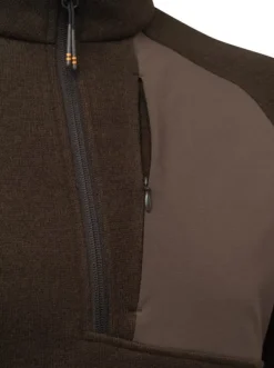 Beretta Abisko Half Zip Fleece fleecetakki, Brown Bark
