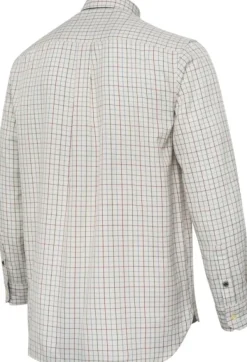 Beretta Charlow LS Shirt paita, White & Green Check