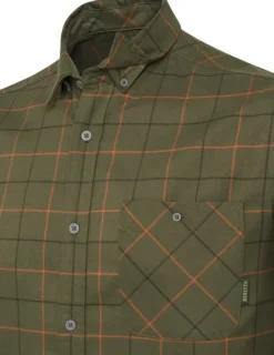Beretta Jargo Stretch Shirt paita, Green Pumpkin Check