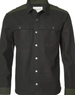 Chevalier Beat -fleecepaita, hiilenharmaa/vihreä