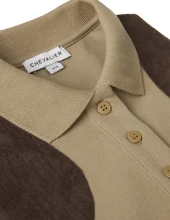 Chevalier Berry Polo Shirt Women naisten pikeepaita, vaaleanruskea