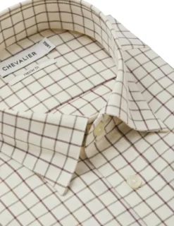 Chevalier Billet -kauluspaita, ruutukuvio