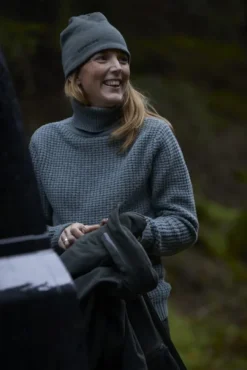 Chevalier Cherry Rollneck naisten poolopaita, Thyme Green