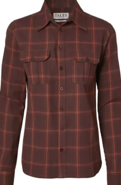 Chevalier Eagle naisten flanellipaita, Fox Red Checked