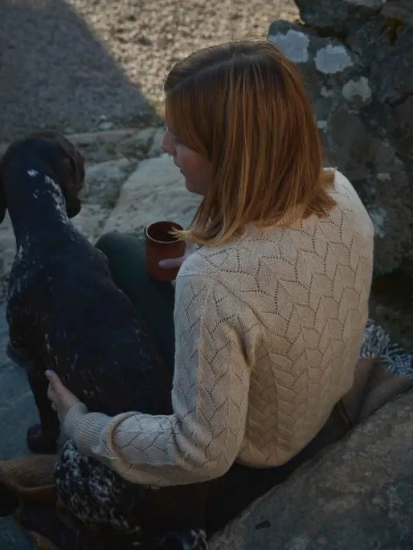 Chevalier Eden naisten neulepaita, Sandstone