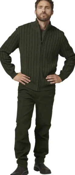 Chevalier Fjord -villaneuletakki, vihreä