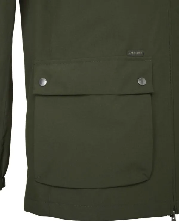 Chevalier Fractus sadetakki, tummanvihreä