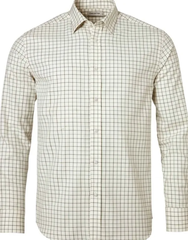 Chevalier Luton Shooting Fit Shirt paita, Hunter Green Tattersall