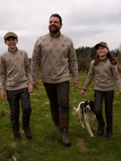 Chevalier M's Deer Sweatshirt Close up Deer