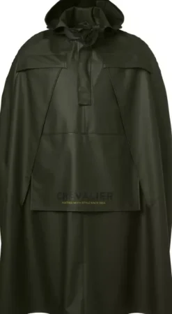 Chevalier Stratus Rain Poncho -sadetakki, unisex, tummanvihreä