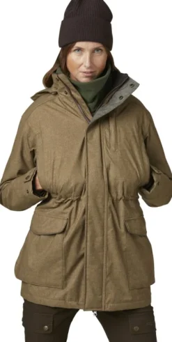 Chevalier Waterfowl Chevalite PL Coat Brown Naisten