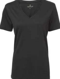 Chevalier W's Coley Wool T-shirt Stone Black