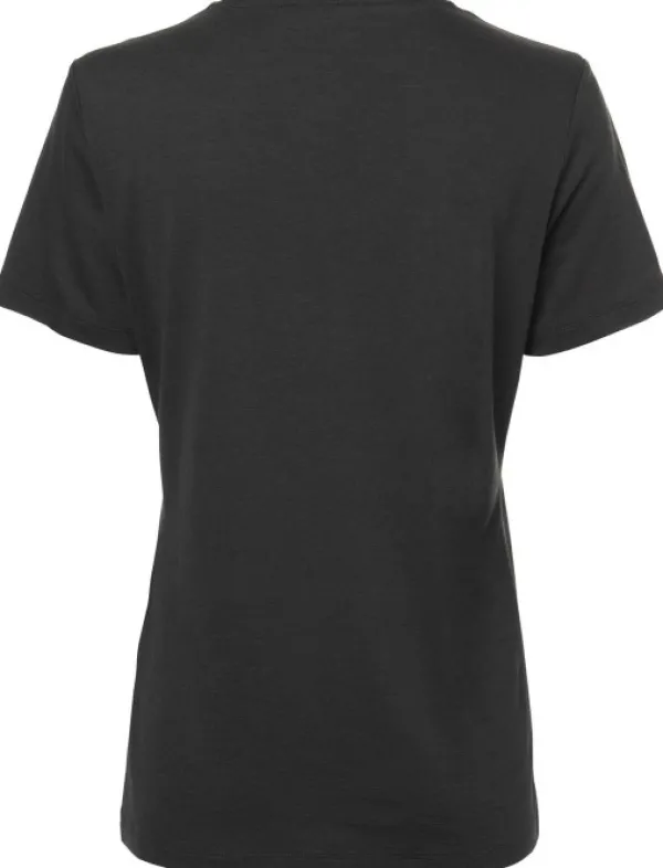 Chevalier W's Coley Wool T-shirt Stone Black