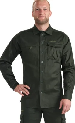 Deerhunter Atlas Shirt pitkähihainen paita, tummanvihreäTimber