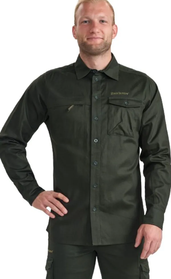 Deerhunter Atlas Shirt pitkähihainen paita, tummanvihreäTimber