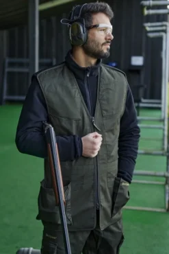 Deerhunter Atlas Shooting Waistcoat ampumaliivi, tummanvihreä