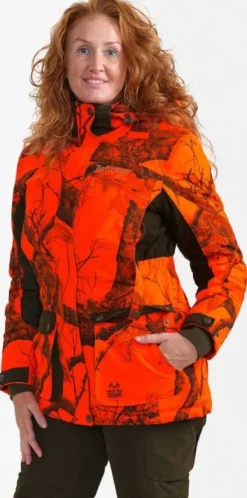 Deerhunter Lady Eagle Winter Jacket naisten metsästystakki, REALTREE EDGE® ORANGE