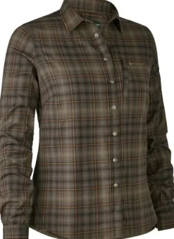 Deerhunter Lady Emery Shirt naisten kauluspaita, vihreä/ruskea