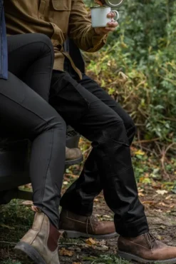 Deerhunter Lady Hunting Tights naisten metsästyslegginsit, musta