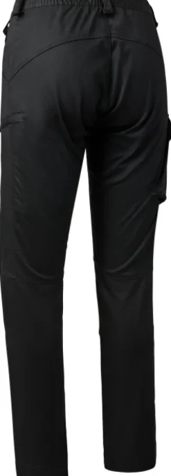 Deerhunter Lady Traveler Trousers naisten reisitaskuhousut, musta