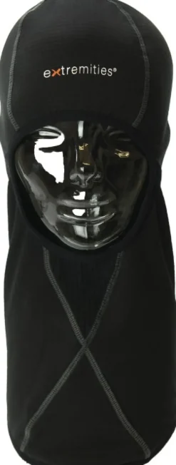 Extremities Flux balaclava, musta/harmaa