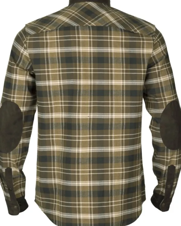 Härkila Aivak L/S Shirt flanellipaita, ruskea