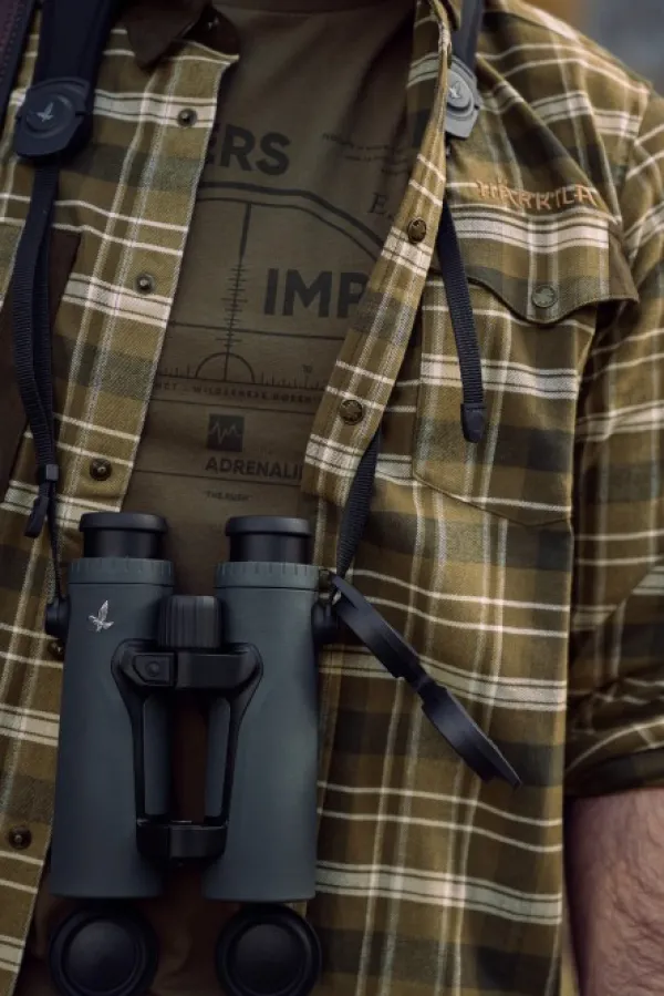 Härkila Aivak L/S Shirt flanellipaita, ruskea