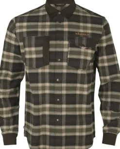 Härkila Aivak L/S Shirt flanellipaita, oliivinvihreä