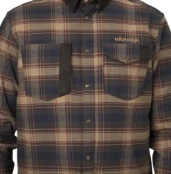 Härkila Aivak L/S Shirt flanellipaita, oliivinvihreä