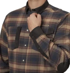 Härkila Aivak L/S Shirt flanellipaita, oliivinvihreä