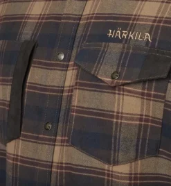 Härkila Aivak L/S Shirt flanellipaita, oliivinvihreä