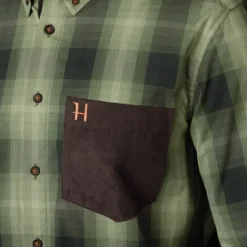 Härkila Akkan Shirt kauluspaita, Duffel Green