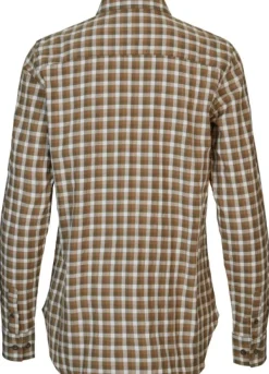 Härkila Fjell L/S Shirt Women Dark Olive Check