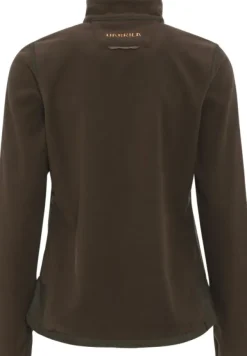 Härkila Kamko Fleece Women naisten kääntöfleecetakki, ruskea/punainen