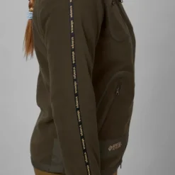 Härkila Kamko Fleece Women naisten kääntöfleecetakki, ruskea/punainen