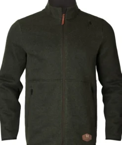 Härkila Metso Full Zip vetoketjullinen villapaita, tummanvihreä