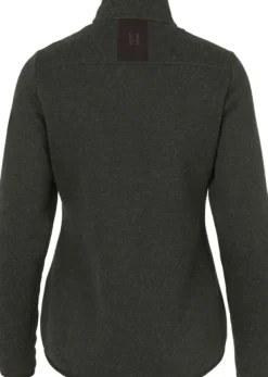 Härkila Metso Full Zip Women naisten villapaita, tummanvihreä